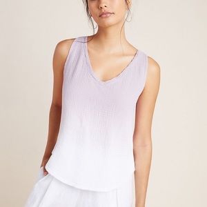 Anthropologie Dip Dye tank M